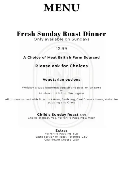 Sunday Roast Dinner