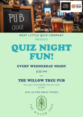 Click Here To Enlarge This Photo Of Wednesday Pub quiz